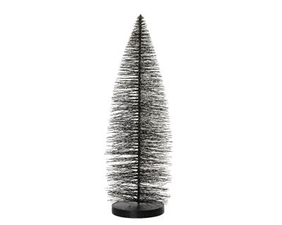 everlands kunstkerstboom 30cm zwart met goud