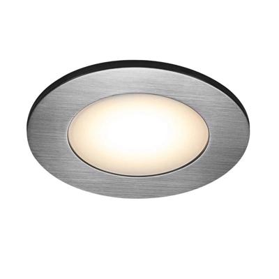 Inbouwspot zilver led Nordlux &apos;Leonis 2700 3-Pack LED 3x4.5W warm wit IP65 waterdicht