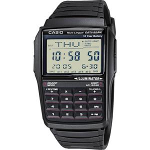 Casio Kwarts Horloge DBC-32-1AES (l x b x h) 50.4 x 37.4 x 12 mm Zwart Materiaal (behuizing)=Hars Materiaal (armband)=Hars