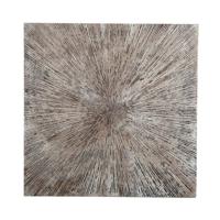 Zapp wit geribbeld wandpaneel vierkant - S