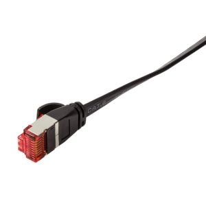 LogiLink CF2063S RJ45 Netwerkkabel, patchkabel CAT 6 U/FTP 3.00 m Zwart Vergulde steekcontacten 1 stuk(s)