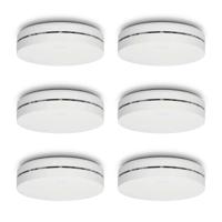 Alecto SA300 6x - Compacte design rookmelder met 10 jaar batterij, 6 pack