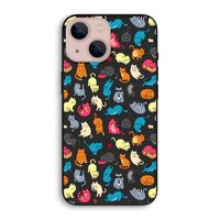 Kleurrijke katten: iPhone 13 mini Biologisch afbreekbaar hoesje