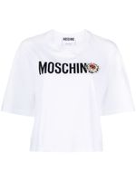 Moschino t-shirt à logo imprimé - Blanc