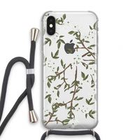 Blossoming spring: iPhone X Transparant Hoesje met koord Blossoming spring: iPhone X Transparant Hoesje met koord