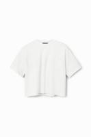 Cropped sportshirt - WHITE - M - thumbnail