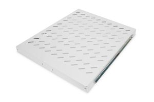 Digitus DN-19 TRAY-2-800 19 inch Apparaatbodem voor patchkast 1 HE Uittrekbaar Geschikt voor kastdiepte: 800 mm Grijs