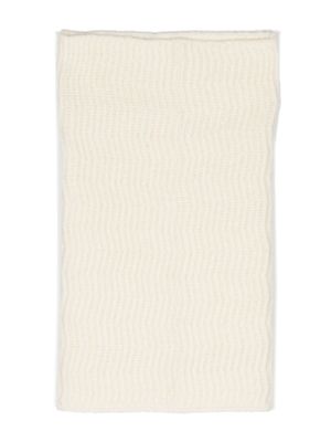 Filippa K écharpe en soie à motif en jacquard - Blanc