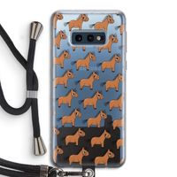Pony: Samsung Galaxy S10e Transparant Hoesje met koord