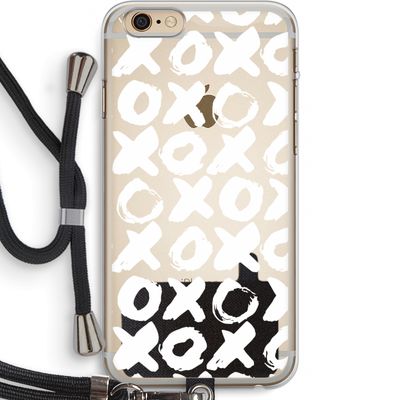 XOXO: iPhone 6 PLUS / 6S PLUS Transparant Hoesje met koord