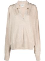 ISABEL MARANT Galix fine-knit jumper - Tons neutres - thumbnail