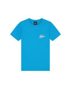 Malelions Zomer t-shirt jongens - aqua blauw - Splash