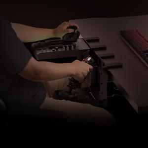 Hori HPC-045U game controller Zwart USB Joystick + stuwkrachthendel PC
