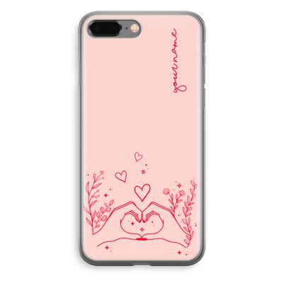 Love is in the air: iPhone 8 Plus Transparant Hoesje