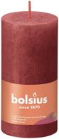 Bolsius rustiek stompkaars 100/50 rood