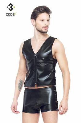 * Code8 by XXX COLLECTION Eco-leder gilet (XS-S)