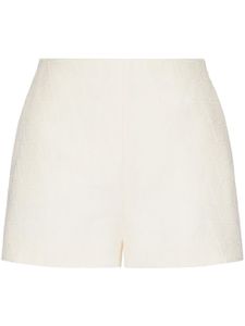 Valentino Garavani short Crepe Couture à motif Toile Iconographe - Blanc