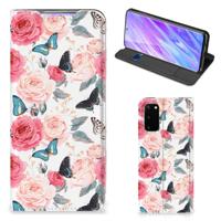 Samsung Galaxy S20 Smart Cover Butterfly Roses