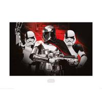 Kunstdruk Star Wars The Last Jedi Stormtrooper Team 80x60cm