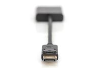 Digitus AK-340403-001-S DisplayPort / VGA Adapter [1x DisplayPort stekker - 1x VGA-bus] Zwart 15.00 cm - thumbnail