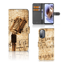 Motorola Moto G31 | G41 Telefoonhoesje met foto Bladmuziek - thumbnail