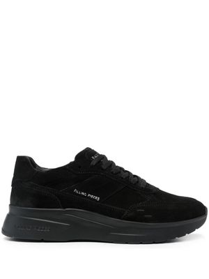 Filling Pieces baskets Jet Runner en daim - Noir