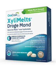 OraCoat Xylimelts voor Droge Mond Milde Munt