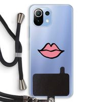 Kusje: Xiaomi Mi 11 Lite Transparant Hoesje met koord
