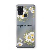 Daisies: Samsung Galaxy A21s Transparant Hoesje Daisies: Samsung Galaxy A21s Transparant Hoesje