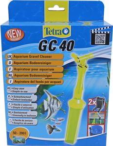 Tetra Bodemreiniger Gc 40 voor Aquariums - Efficiënt Schoonmaken met Snelstart & Veiligheidsrooster