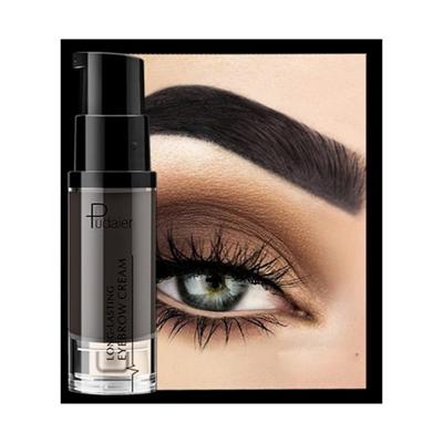 Pudaier Long-lasting wenkbrauw crème natuurlijke Liuqid wenkbrauw Gel Tattoo make-up Brow Tint wenkbrauwen Pigment zwarte wenkbrauw Enhancer(02#)