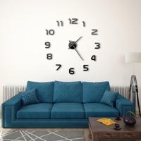 VidaXL 3d-wandklok 100 cm xxl modern zwart
