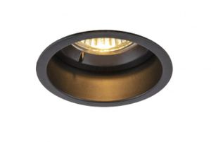 HORN zwart 1xGU10, blower door getest