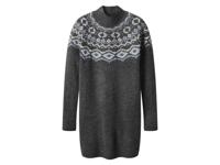 esmara Gebreide dames jurk (Grijs, XL (48/50))
