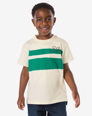 HEMA Kinder T-shirt Kleurblokken Groen (groen)