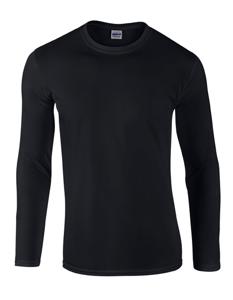 Gildan G64400 Softstyle® Adult Long Sleeve T-Shirt - Black - S