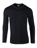 Gildan G64400 Softstyle® Adult Long Sleeve T-Shirt - Black - S - thumbnail