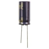 Panasonic Elektrolytische condensator Radiaal bedraad 7.5 mm 3300 µF 25 V 20 % (Ø) 16 mm 1 stuk(s)