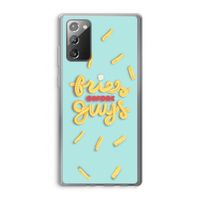 Always fries: Samsung Galaxy Note 20 / Note 20 5G Transparant Hoesje