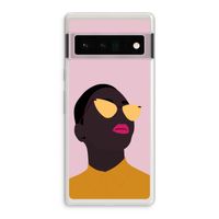 Yellow glasses: Google Pixel 6 Pro Transparant Hoesje