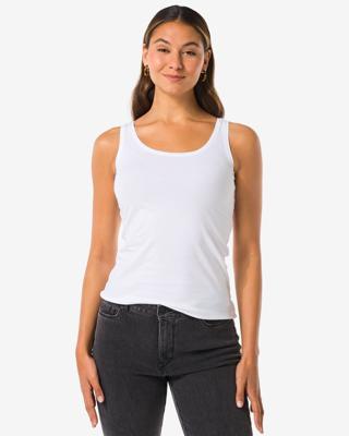 HEMA Damessinglet Biologisch Katoen Wit (wit)