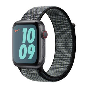 Apple origineel Nike Sport Loop Apple Watch 38mm / 40mm / 41mm World Indigo / Lime Blast - MXN12ZM/A