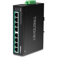 Trendnet TI-PE80 netwerk-switch Fast Ethernet (10/100) Zwart Power over Ethernet (PoE)