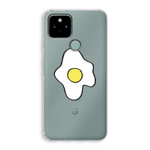 Spiegelei: Google Pixel 5 Transparant Hoesje
