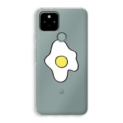Spiegelei: Google Pixel 5 Transparant Hoesje