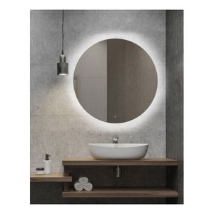 Badkamerspiegel Lina | 120 cm | Rond | Indirecte LED verlichting | Touch button