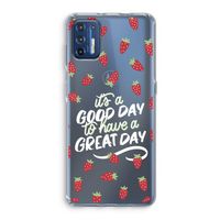 Don't forget to have a great day: Motorola Moto G9 Plus Transparant Hoesje