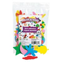 Colorations - zelfklevende foam vormen, 54st.