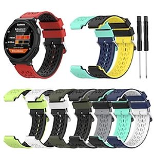 Horlogeband voor Garmin Approach S2 / S4 Siliconen Vervanging Band Ademend Sportband Klassieke gesp Polsbandje Lightinthebox