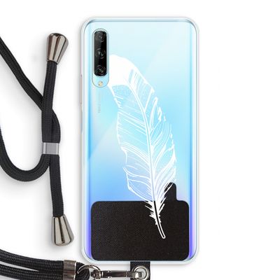 Pluim: Huawei P Smart Pro Transparant Hoesje met koord